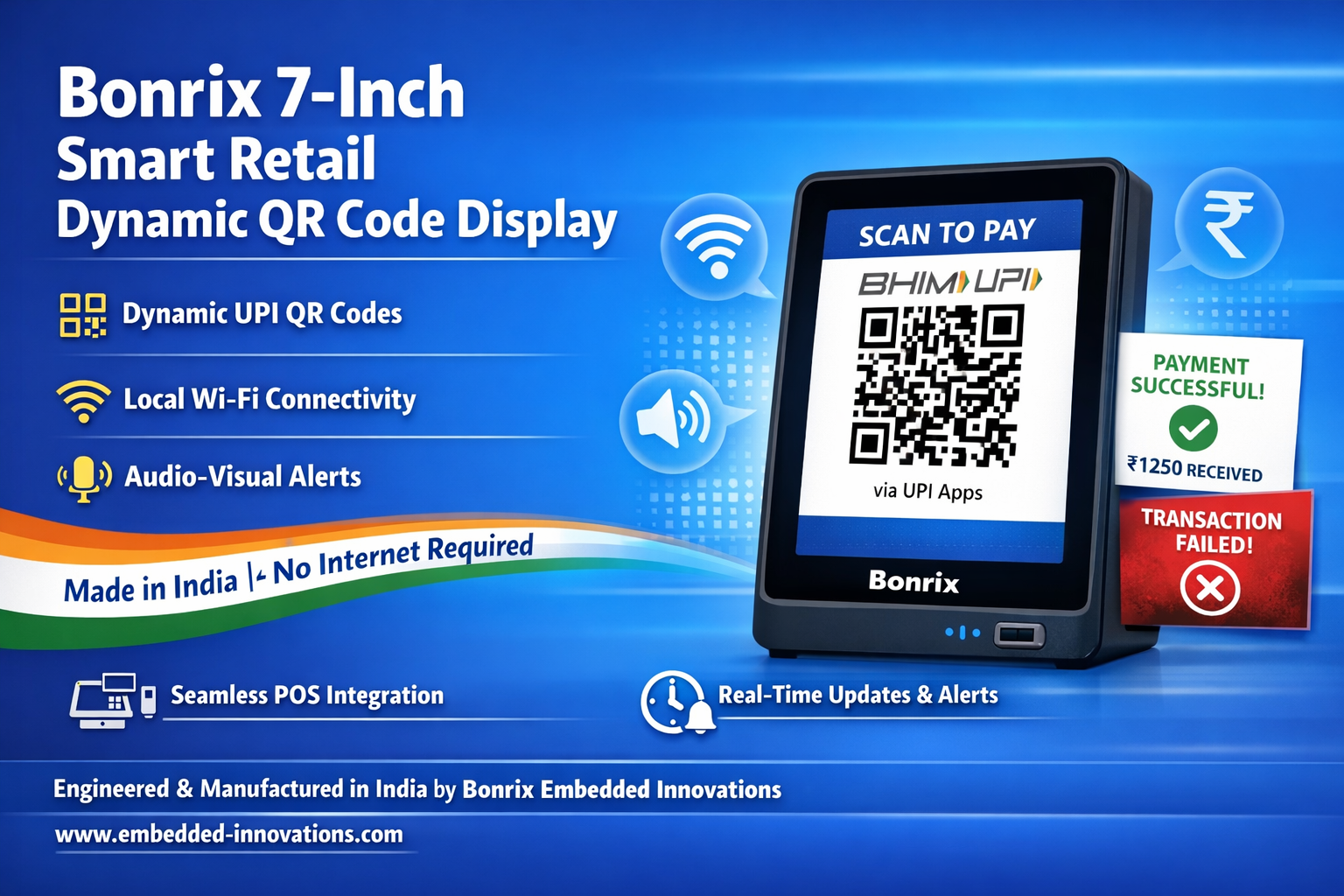 Bonrix 7 Inch Smart Display